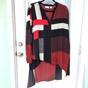 Chico's tunic blouse Large